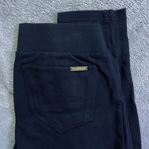 Lilly Pulitzer Black Leggings Women's Pants Athleisure Stretch Yoga Size S Small